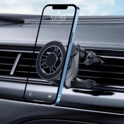 Ht-A35 Araç İçi Cep Telefonu Tutucu Manyetik Tutucu MagSafe Ayarlanabilir Mıknatıslı Metal Tutucu iPhone 14/14 Pro/14 Pro Max