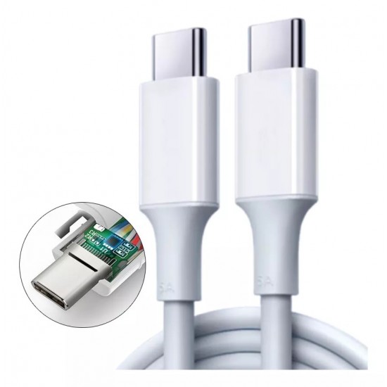 Type-C Pd Kablo 100 Cm Şarj ve Data Kablosu 60W 3.4 Amper Hızlı Şarj Kablosu Usb C to usb c
