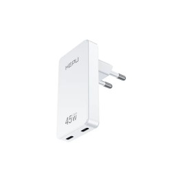 HP-C33 45 Watt Gan Şarj Adaptörü 100 Cm Kablo 2-Port Fast Charger Hızlı Şarj Seti