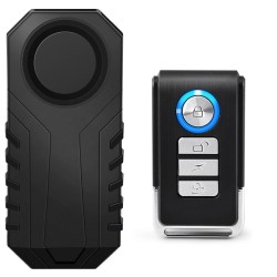 Ht-53 Motosiklet Bisiklet Alarmı Uzaktan Kumandalı 113db Su Geçirmez Kablosuz Hırsızlık Koruması Alarm Bisiklet Araba Scooter Pilli  