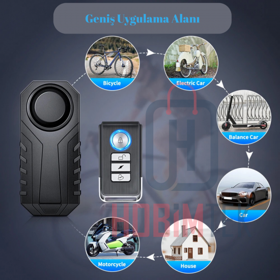 Ht-53 Motosiklet Bisiklet Alarmı Uzaktan Kumandalı 113db Su Geçirmez Kablosuz Hırsızlık Koruması Alarm Bisiklet Araba Scooter Pilli Ht-53 Motosiklet Bisiklet Alarmı Uzaktan Kumandalı 113db Su Geçirmez Kablosuz Hırsızlık Koruması Alarm Bisiklet Araba Scooter Pilli