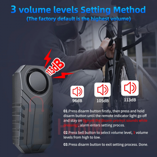 Ht-53 Motosiklet Bisiklet Alarmı Uzaktan Kumandalı 113db Su Geçirmez Kablosuz Hırsızlık Koruması Alarm Bisiklet Araba Scooter Pilli Ht-53 Motosiklet Bisiklet Alarmı Uzaktan Kumandalı 113db Su Geçirmez Kablosuz Hırsızlık Koruması Alarm Bisiklet Araba Scooter Pilli