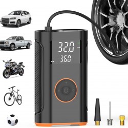YS002 Taşınabilir Şarjlı Pompa Araç Oto Lastik Şişirme Pompası 160 PSI Kompresör Powerbank Led Işıklı 