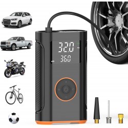 YS002 Taşınabilir Şarjlı Pompa Araç Oto Lastik Şişirme Pompası 160 PSI Kompresör Powerbank Led Işıklı 