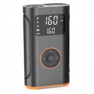 YS002 Taşınabilir Şarjlı Pompa Araç Oto Lastik Şişirme Pompası 160 PSI Kompresör Powerbank Led Işıklı 
