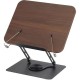 HT-907 Metal Ahşap Kitap Okuma Standı 360 Dönebilen Katlanabilir Masaüstü Rahle Laptop Standı Tablet HT-907 Metal Ahşap Kitap Okuma Standı 360 Dönebilen Katlanabilir Masaüstü Rahle Laptop Standı Tablet