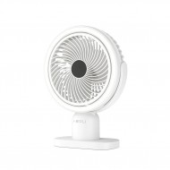 Hp-F01 Işıklı Vantilatör USB Şarjlı Masaüstü Mini Fan – 3 Kademeli Hız Ayarlı Kompakt Gövde Led Işık