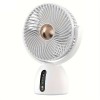 HEPU HP-F07 USB Şarjlı Sessiz Masaüstü Mini Fan   360° Ayarlanabilir Gövde Vantilatör