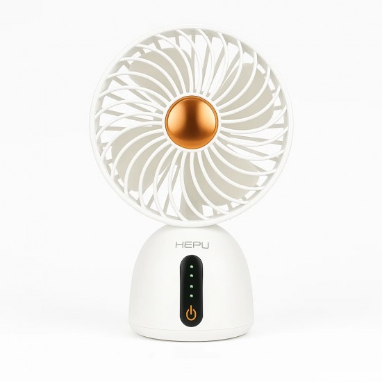 HEPU HP-F07 USB Şarjlı Sessiz Masaüstü Mini Fan 360° Ayarlanabilir Gövde Vantilatör HEPU HP-F07 USB Şarjlı Sessiz Masaüstü Mini Fan 360° Ayarlanabilir Gövde Vantilatör