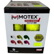 Motex Mx-5500 Fiyat Etiketi 12x21 mm 24 Adet Rulo 800x24 Rulo 4 Renkli