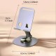 Ht-72 Metal Masa Üstü Telefon Tutucu Alüminyum 360 Derece Dönebilir Tablet Standı Lila