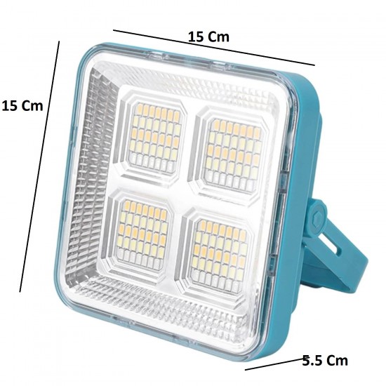 HP-L02 Solar Taşınabilir LED Kamp Lambası – 60W 60 LED  USB Şarjlı Powerbank Özellikli Su Geçirmez Flaşhör 4 Mod