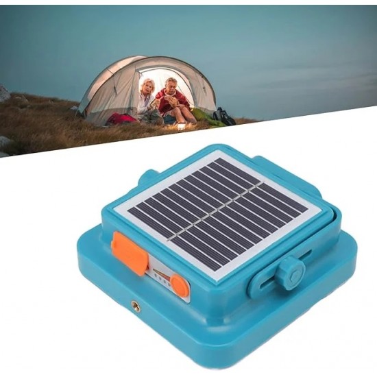 HP-L02 Solar Taşınabilir LED Kamp Lambası – 60W 60 LED  USB Şarjlı Powerbank Özellikli Su Geçirmez Flaşhör 4 Mod