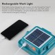 HP-L02 Solar Taşınabilir LED Kamp Lambası – 60W 60 LED  USB Şarjlı Powerbank Özellikli Su Geçirmez Flaşhör 4 Mod