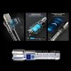 M06 Metal Kasa Uzun Menzil Profesyonel LED Fener 1800 Lümen 5000 mAh Zoom 4 Mod Dijital Ekranlı  USB Şarjlı Fener Powerbank
