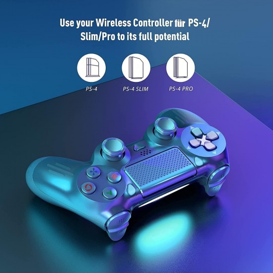 Ps4 Joystick Çift Titreşim 600mAh PS4 Gamepad Oyun Kolu Slim Pro Fat Kablosuz Bluetooth PS4 