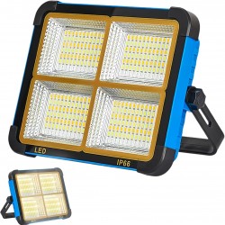 L03 Solar Taşınabilir LED Kamp Lambası – 150W 306 LED USB Şarjlı Powerbank Özellikli Su Geçirmez Flaşhör 4 Mod