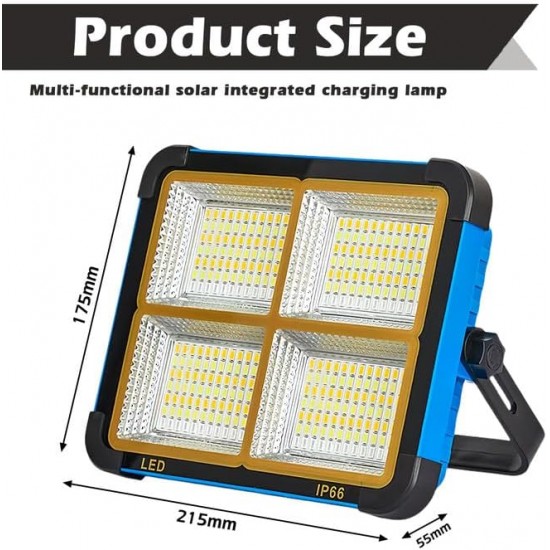 L03 Solar Taşınabilir LED Kamp Lambası – 150W 306 LED USB Şarjlı Powerbank Özellikli Su Geçirmez Flaşhör 4 Mod L03 Solar Taşınabilir LED Kamp Lambası – 150W 306 LED USB Şarjlı Powerbank Özellikli Su Geçirmez Flaşhör 4 Mod