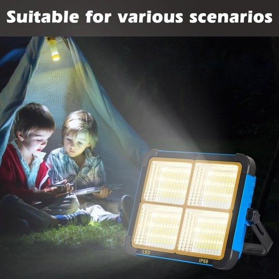L03 Solar Taşınabilir LED Kamp Lambası – 150W 306 LED USB Şarjlı Powerbank Özellikli Su Geçirmez Flaşhör 4 Mod L03 Solar Taşınabilir LED Kamp Lambası – 150W 306 LED USB Şarjlı Powerbank Özellikli Su Geçirmez Flaşhör 4 Mod