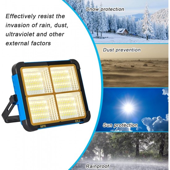 L03 Solar Taşınabilir LED Kamp Lambası – 150W 306 LED USB Şarjlı Powerbank Özellikli Su Geçirmez Flaşhör 4 Mod L03 Solar Taşınabilir LED Kamp Lambası – 150W 306 LED USB Şarjlı Powerbank Özellikli Su Geçirmez Flaşhör 4 Mod
