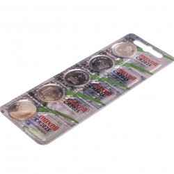 Maxell Cr2025 Lityum Pil 5 li Blister Saat Pili Düğme Pil Yeni Tarih Lityum, 3 V, 170 mAh