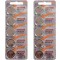 Maxell Cr2016 Lityum Pil 10 lu Blister Saat Pili Düğme Pil Yeni Tarih Lityum, 3 V, 90 mAh