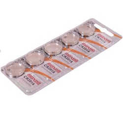 Maxell Cr2016 Lityum Pil 10 lu Blister Saat Pili Düğme Pil Yeni Tarih Lityum, 3 V, 90 mAh