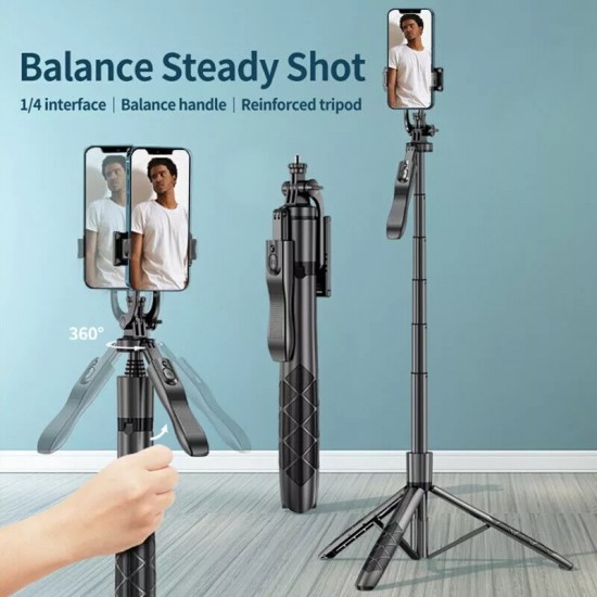 L16 Selfie Çubuğu Uzaktan Kumandalı 153 Cm Tripod Özçekim 360 Derece Alüminyum Masa Üstü Tripod L16 Selfie Çubuğu Uzaktan Kumandalı 153 Cm Tripod Özçekim 360 Derece Alüminyum Masa Üstü Tripod