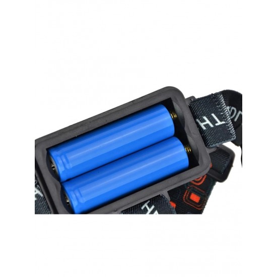 Kafa Lambası 6000 Lümen Şarjlı 3 Başlıklı Cree T6 Led Kafa Feneri Zoom Selektör Ht-632