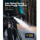 Ht-27 Şarjlı Bisiklet Işığı Ön Arka Flaşlı Usb 4 Mod Stop Lambası Aydınlatma Işık Seti IP65 Su Geçirmez Lamba Motosiklet Yan Işık