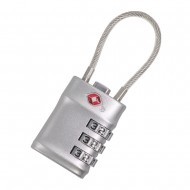 HT-32 Kırılmaz Şifreli Asma Kilit 3 Haneli Paslanmaz Esnek Kilit Valiz Çanta Kilidi Spor Salonu Çelik Dolap Kilidi TSA Onaylı	