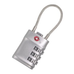 HT-32 Kırılmaz Şifreli Asma Kilit 3 Haneli Paslanmaz Esnek Kilit Valiz Çanta Kilidi Spor Salonu Çelik Dolap Kilidi TSA Onaylı	
