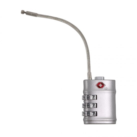 HT-32 Kırılmaz Şifreli Asma Kilit 3 Haneli Paslanmaz Esnek Kilit Valiz Çanta Kilidi Spor Salonu Çelik Dolap Kilidi TSA Onaylı	