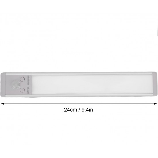 HT_33 Şarjlı Tak Çıkar Akıllı Hareket Sensörlü Kablosuz Led Lamba 76 Led 3 Farklı Renk Sıcaklığı 24 Cm Led Işık Mutfak Koridor Dolap 