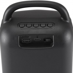 HT-983 Taşınabilir Bluetooth Hoparlör 2×3” Hoparlör 6W Rgb Tws Destekli Extra Bass TF Card Usb Müzik Kutusu