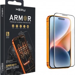 Hepu Armor Premium Apple Iphone Ekran Koruyucu 9H iphone 17/iphone/16 iphone 15/iphone 14/13/12/11 Tüm modeller İçin HD Ekran Koruyucu Darbelere Karşı Dayanıklı Temperli Cam