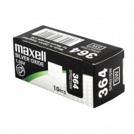 Maxell Sılver Oxide 364 SR621SW Pil 10'lu Paket Saat Pili Kumanda Pili Maxell Pil