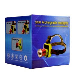 Hobimtek Şarjlı LED Kafa Lambası Güneş Enerjili