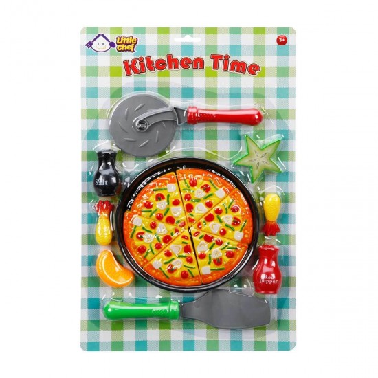 Oyuncak Pizza Seti  15 Parça Little Chef