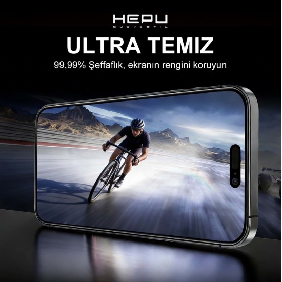 Hepu Armor Premium Privacy Apple Iphone Hayalet Ekran Koruyucu 9H iphone 17/iphone/16 iphone 15/iphone 14/13/12/11 Tüm modeller İçin HD Ekran Koruyucu Dayanıklı Temperli Cam 