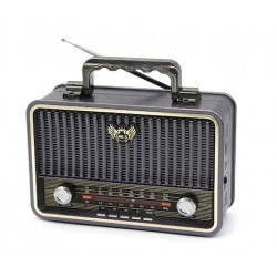Kemai MD-1908BT Bluetootlu Nostaljik Radyo Ahşap Büyük Boy