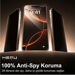 Titan Privacy Apple Iphone Hayalet Ekran Koruyucu 9H iphone 17/iphone 16/ iphone 15/iphone 14/13/12/11 Tüm modeller İçin HD Ekran Koruyucu Darbelere Dayanıklı Premium Temperli Cam 