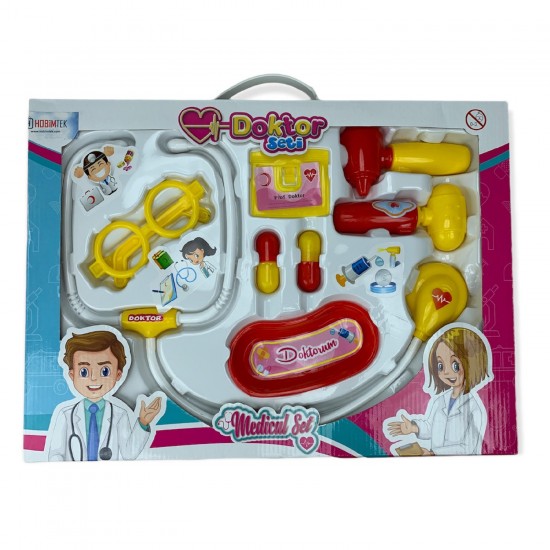 Eğitici Doktor Seti Medikal Set Doktorculuk Oyunu 