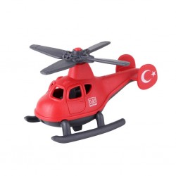 Kutulu Minik Helikopter Tekli Oyuncak Kırmızı